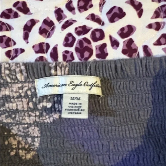 American Eagle Outfitters Grey Floral Paisley halter strap dress - Picture 5 of 8